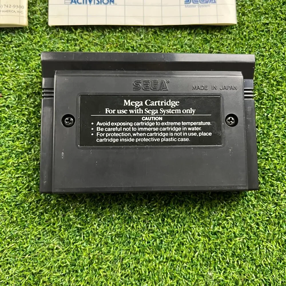 Bomber Raid Sega Master System Game 1988 w/ Manual Tested